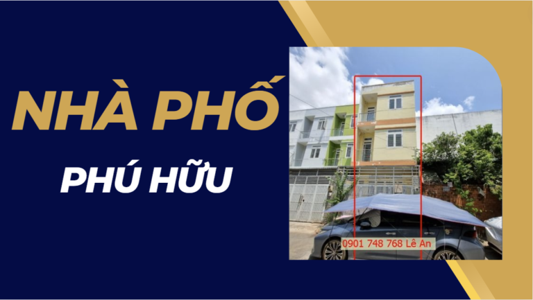 Nhà Phố Hẻm Xe Hơi 51m², 3 Tầng, Phú Hữu, Thủ Đức, Giá Rẻ